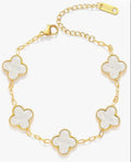 Van Clover Bracelet - White